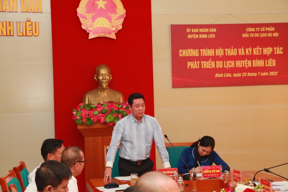 chương trình hội thảo và ký kết bình liêu