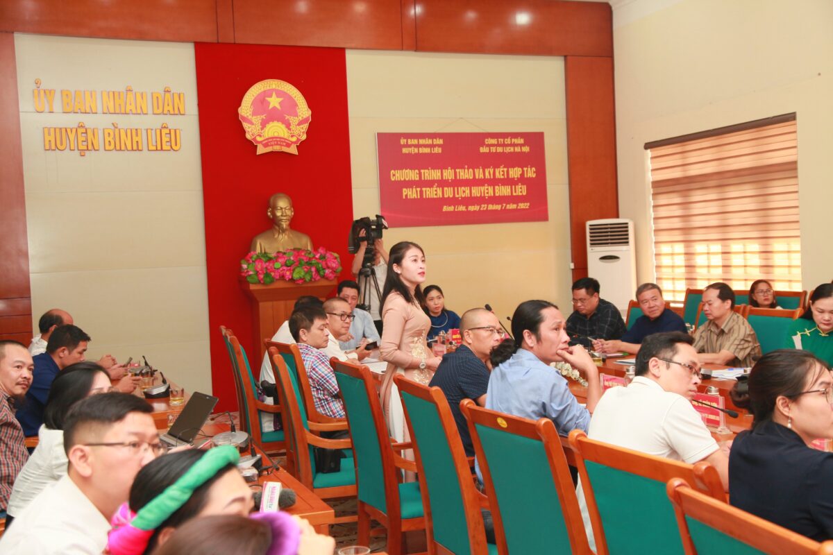 chương trình hội thảo và ký kết bình liêu